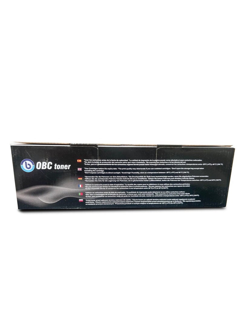 او بي سي خرطوشة حبر ليزر أصفر  متوافقة من OBC  بديلة لـ HP CE402A – 507A و Canon CRG-732Y / CRG-332  طباعة حتى 6000 صفحة بألوان نابضة وجودة طباعة احترافية - Image 3