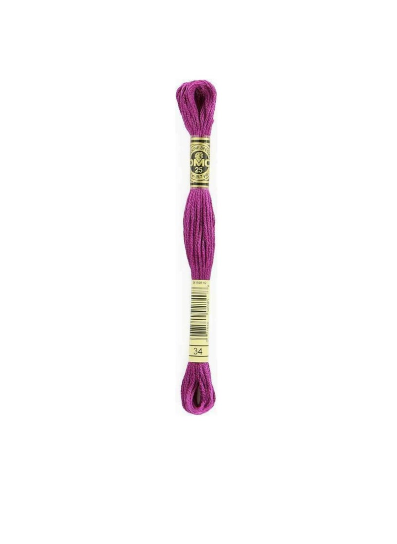 DMC - DMC 6-Strand Embroidery Cotton 8.7 yard Dark Fuchsia - Image 1