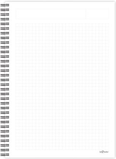 Le Color A4 Notebook Checkered 200 pages Helmet Polygonal  - Image 2