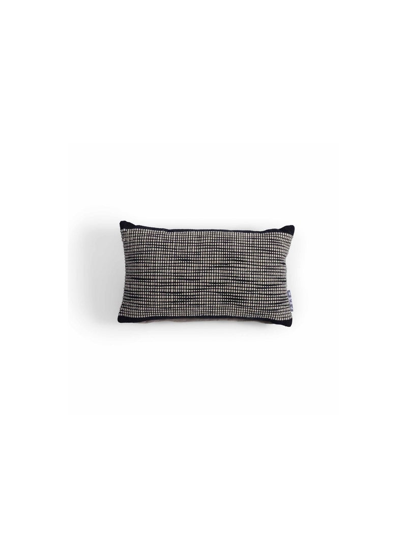 Pan Home Petra Filled Cushion 30x50cm - Black  - Image 1