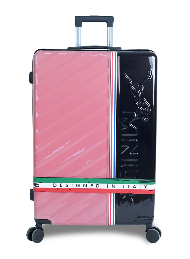 MNUK SWAGGER 28inch Luggage| Polycarbonate and ABS Hardside Trolley| Double 360Â° 4 Wheeler| PB