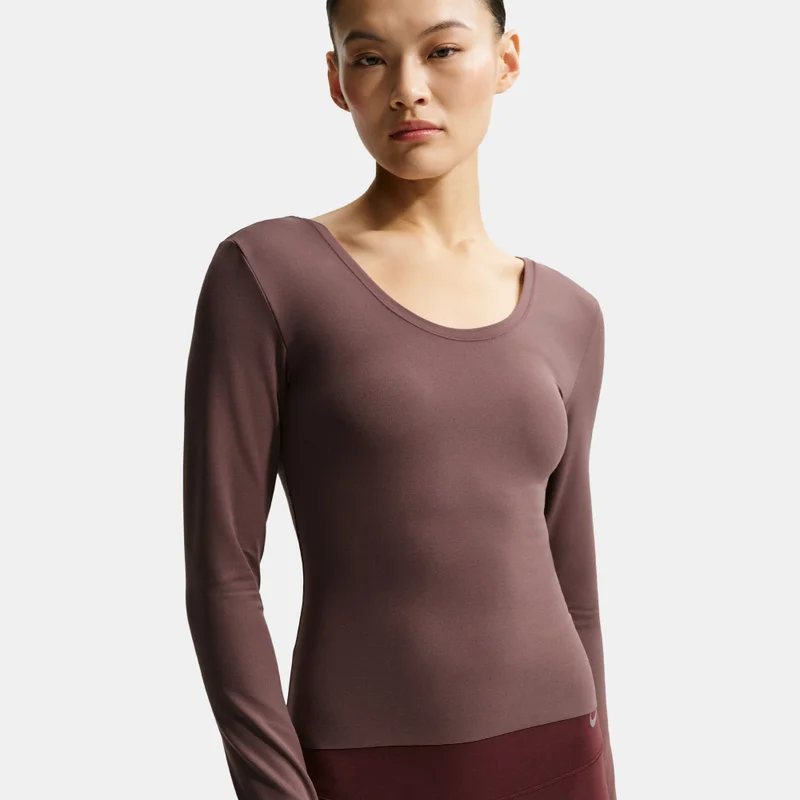 Nike Purple Women's Zenvy Dri-FIT Top for Women | Best Price UAE