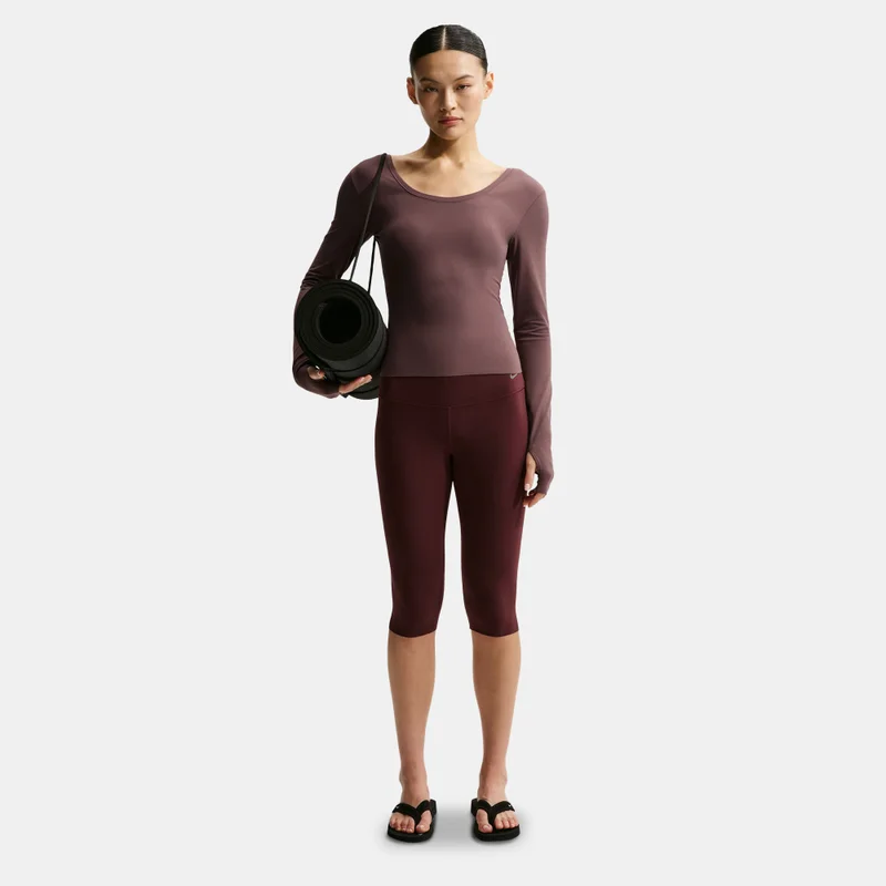 Nike Purple Women's Zenvy Dri-FIT Top for Women | Best Price UAE