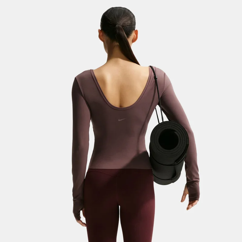 Nike Purple Women's Zenvy Dri-FIT Top for Women | Best Price UAE