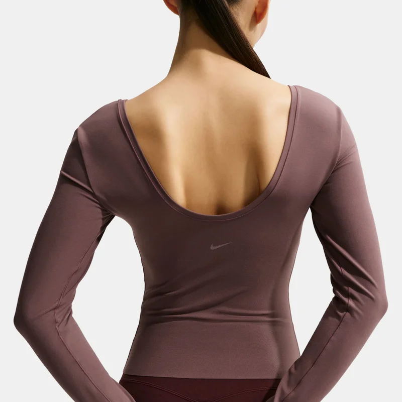 Nike Purple Women's Zenvy Dri-FIT Top for Women | Best Price UAE