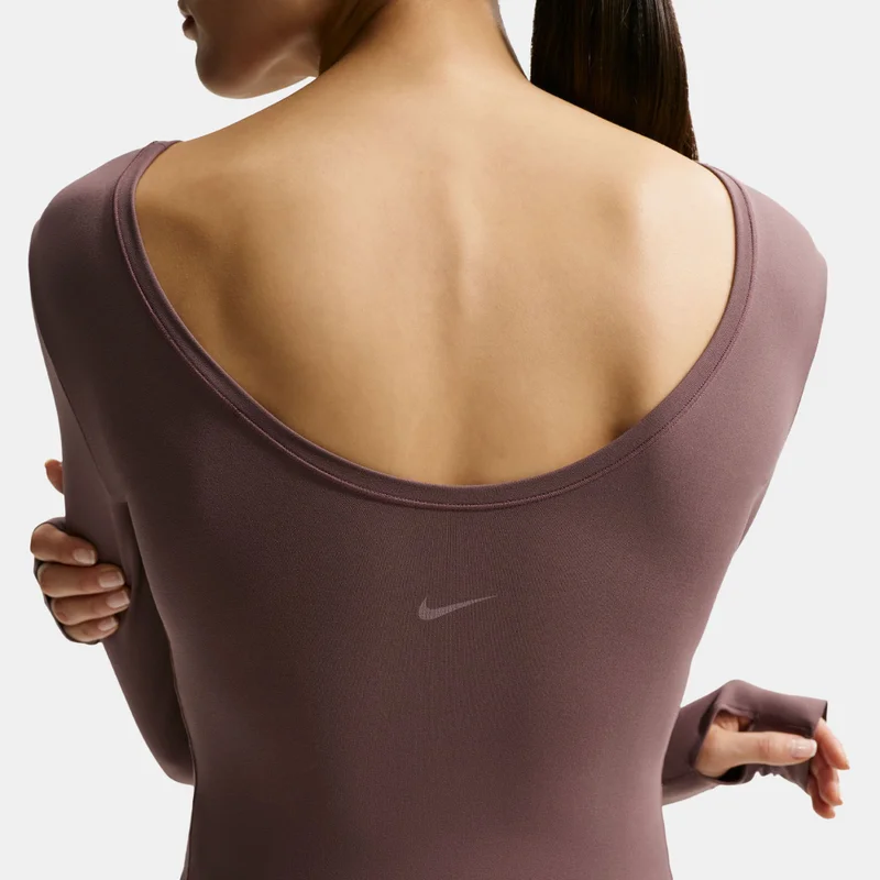 Nike Purple Women's Zenvy Dri-FIT Top for Women | Best Price UAE