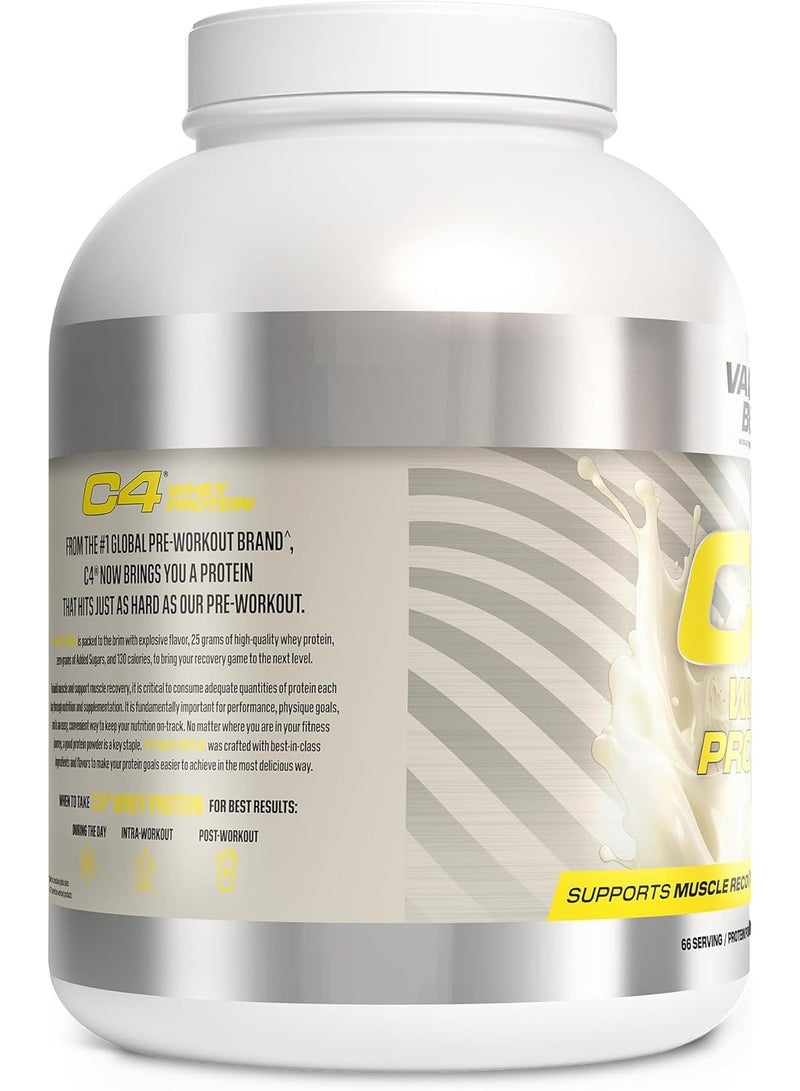 Cellucor C4 Whey Protein Powder, Vanilla Bean - 25g Protein, 0g Added Sugar, 130 Calories Per Serving, Supports Muscle Recovery, 66 Servings - Image 3