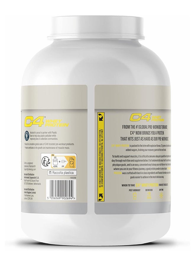 Cellucor C4 Whey Protein Powder, Vanilla Bean - 25g Protein, 0g Added Sugar, 130 Calories Per Serving, Supports Muscle Recovery, 46 Servings, 1.58 Kg - Image 2