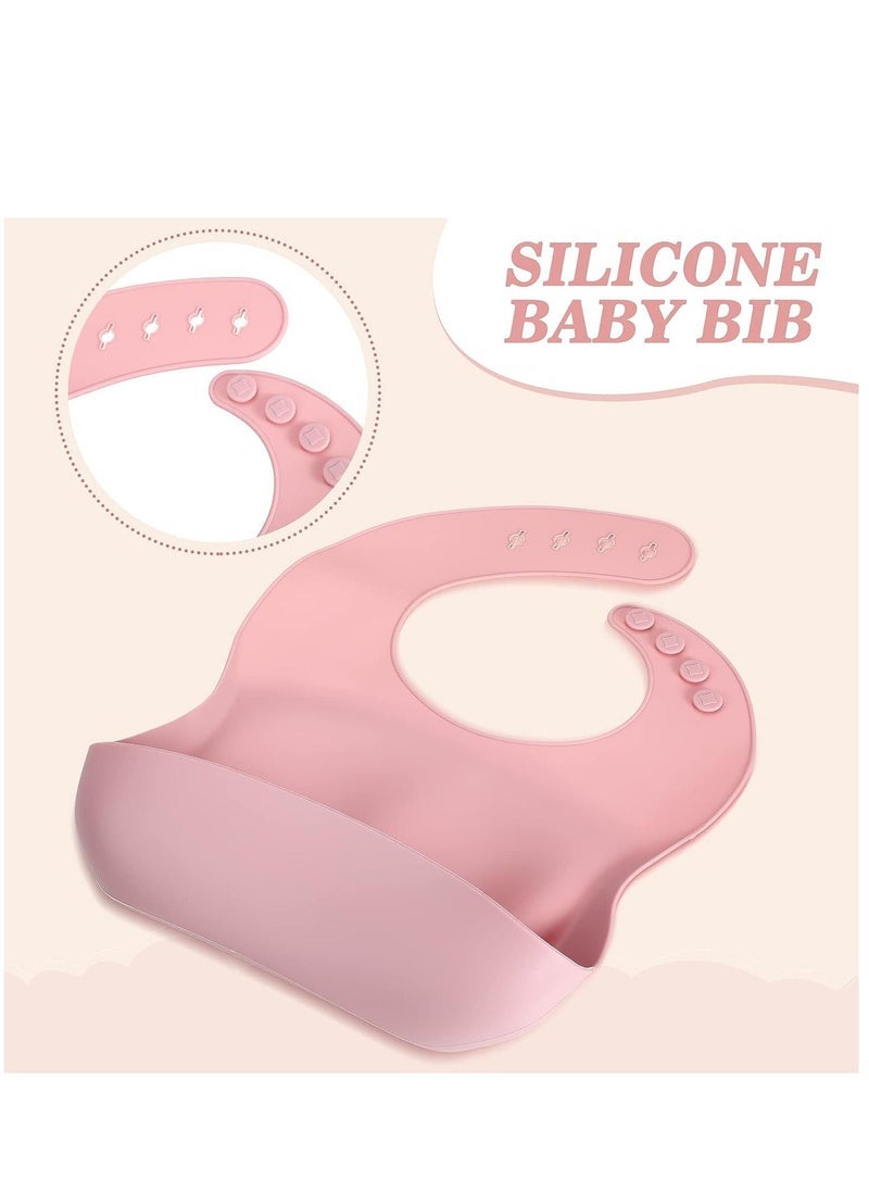 Gonice Silicone Toddler Self-Feeding Utensil Set, Pink  - Image 2