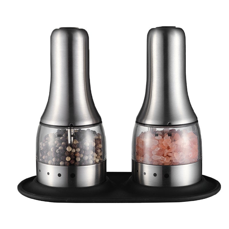 KDL Stainless Steel Electric Pepper Grinder USB Rechargeable - Image 1