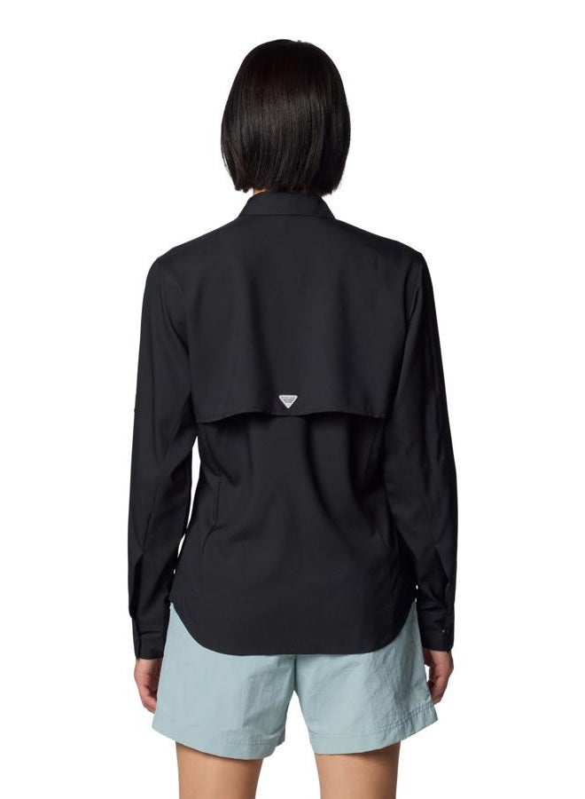 Columbia Women's Tamiami Ii Long Sleeve Shirt, Black, S - Image 2