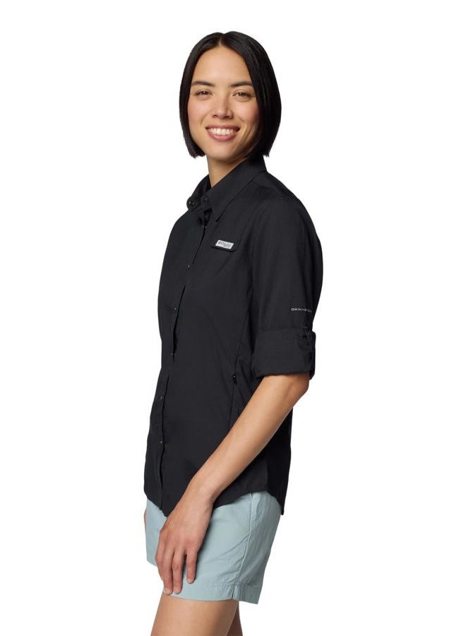 Columbia Women's Tamiami Ii Long Sleeve Shirt, Black, S - Image 5