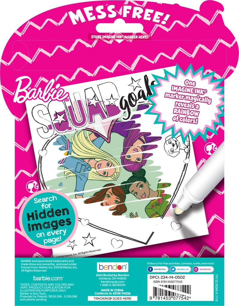 Bendon 74732 Barbie Imagine Ink Magic Ink Pictures,Multicolor - Image 2