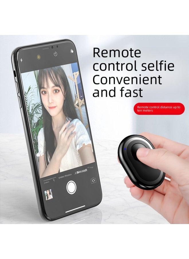 Generic - Mobile Phone Bluetooth Remote Control Wireless Bluetooth Selfie Camera Video For Apple Android System-Color:Battery [pink] (without Packaging) - Image 1