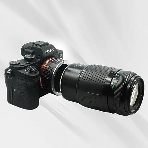 PHOLSY Manual Focus Lens Adapter Compatible with Canon EOS EF Lens to E Mount Camera Compatible with Sony a1 a9ii a7S iii/ii, a7R v/iv/iii/ii, a7 iv/iii/ii, a6600 a6500 a6400 a6300 a6000 ZV-E10 NEX - Image 4