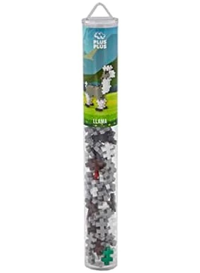 Plus-Plus 9604120 Llama Pcs Kreativ Bausteine Tube Lama Geniales Konstruktionsspielzeug 100 Teile Mehrfarbig Standard  - Image 2