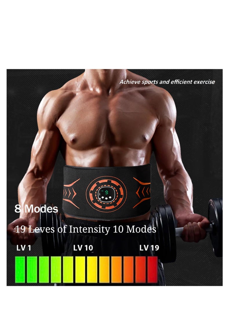 Excefore - ABS Abdominal Toning Trainer, ABS Stimulator, Ab Machine, Abdominal Toning Belt Muscle Toner Fitness Training Equipment, Ab Sport Exercise Wireless Home Fitness Equipment - Image 1