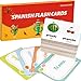 Ceiba Tree Spanish Flash Cards 100 English to Spanish Verb Conjugation Phrases Adjectives Colors Educational Bilingual Flashcards Learn Espaol for Kids Adult Beginners Toddlers Grade School Classroom - Image 2