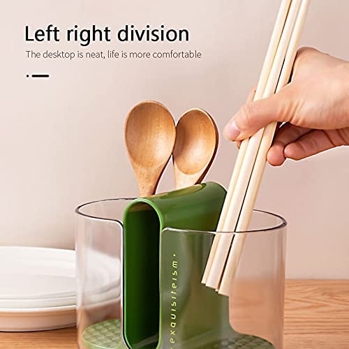 Verana Shelf Chopstick Holder Spoon Storage Rack Plastic Chopstick Holder Kitchen Tableware Chopstick Holder Drain Chopstick cage high Plastic Material Rack - Image 3