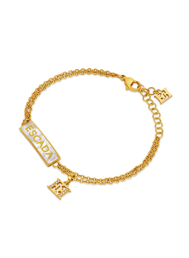Escada Caroline Gold Plated 316L Stainless Steel Chain Bracelet for Women