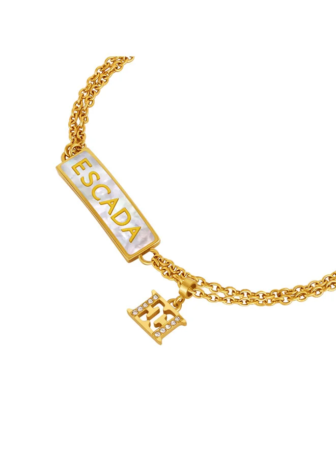 Escada Caroline Gold Plated 316L Stainless Steel Chain Bracelet for Women