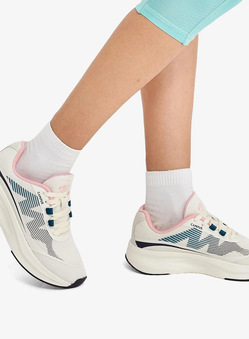 CAMPUS Women's Low-Top Sneakers - Trendy Dual-Tone Look Shoes with Airy, Flexible Comfort