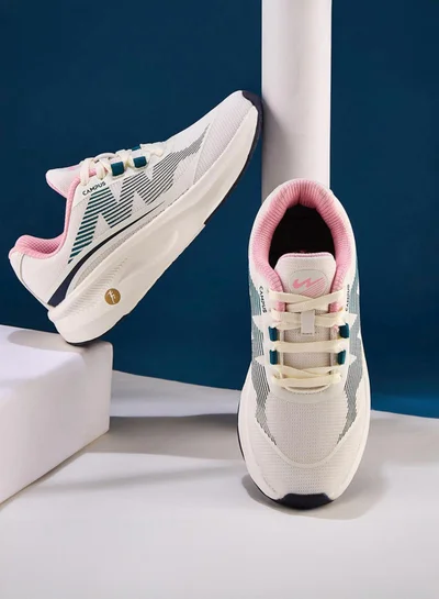 CAMPUS Women's Low-Top Sneakers - Trendy Dual-Tone Look Shoes with Airy, Flexible Comfort