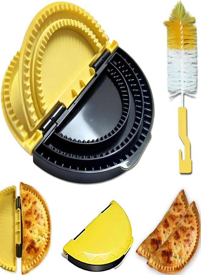 Musibo Tortilla Sealer, 3-in-1 Upgraded Quesadilla Maker with 6", 8", and 10" Fully Removable Presses, a Dish Brush, Adjustable & Detachable Crimper for Burritos, Tacos, Dumplings, Calzones, and Sandwiches. - Image 1