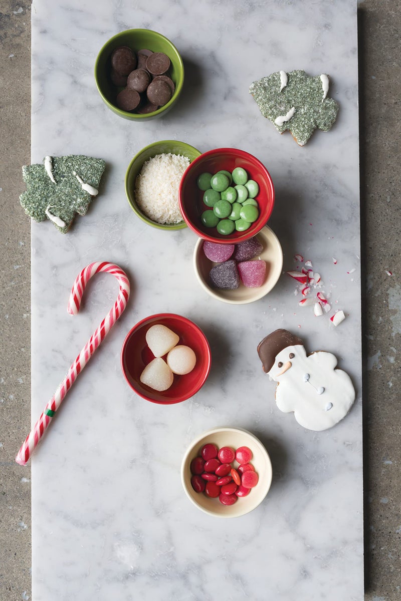 Now Designs Christmas Decor Ceramic Pinch Bowl Set  Soy Sauce Dish  Set of 6  2 oz - Image 4