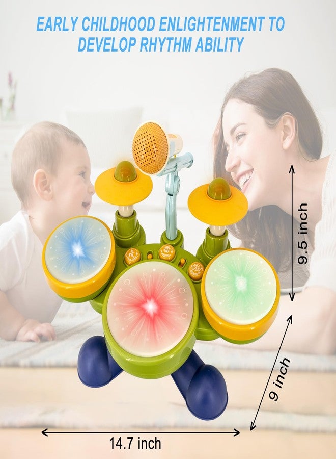 Homily Drum Set for Toddlers 4+, Kids Drum Set Musical Instruments, Toys for 4 5 Year Old Boy Birthday Gifts - Image 2
