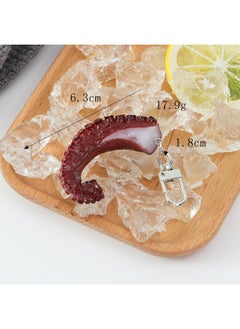 Simulation Autumn Sashimi Model Squid Beard Grilled Iron Plate Squid Small Octopus Props Octopus Squid Dried Grilled Fish-Color:Squid Whiskers-original Flavor (door Buckle)-Specifications:As Shown In The Picture Size
