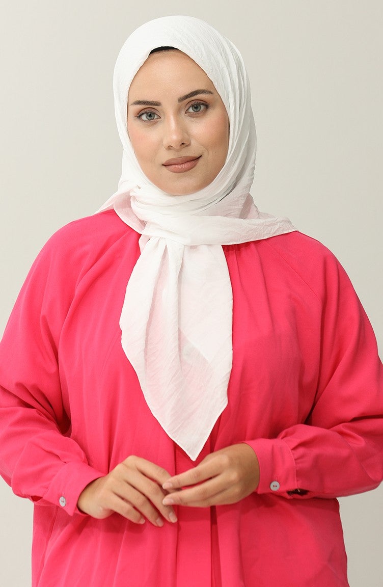 Sefa Merve Soft Scarf 2005-28 Off White  - Image 1