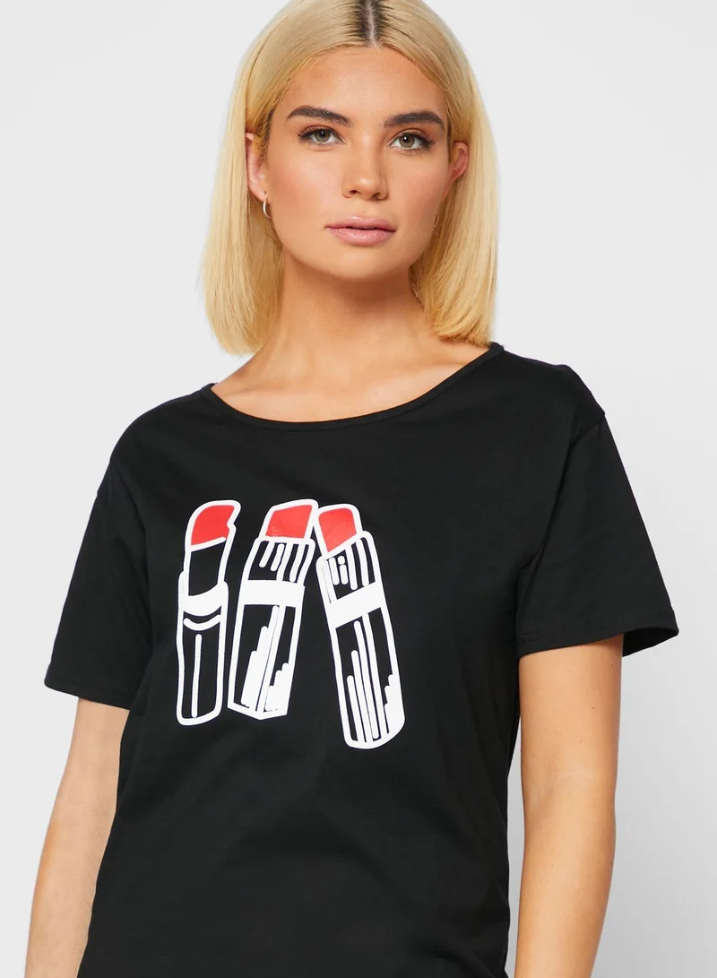 Ginger Graphic Nightdress