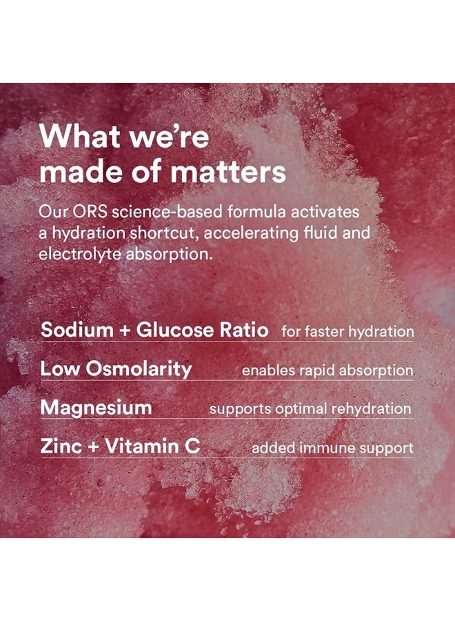 DripDrop Hydration Juicy Variety Pack Electrolyte Drink Mix Single-Serve Powder Packets- Grape, Fruit Punch, Strawberry Lemonade, Cherry - 32 Servings - Image 5