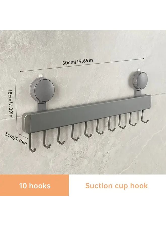 Vacuum Suction Cup Hook 19 69 Inch Reusable No Drill Wall Mounted Glass Hooks Set - Image 5