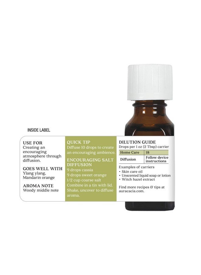 Aura Cacia Pure Essential Oil Cassia Bark 0.5 Fl Oz - Image 5