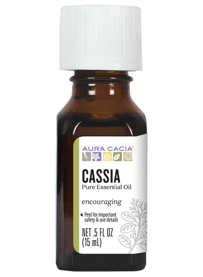 Aura Cacia Pure Essential Oil Cassia Bark 0.5 Fl Oz - Image 1