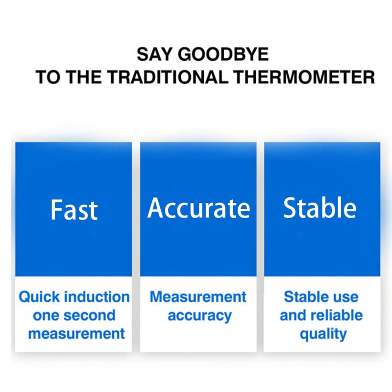 Forehead Infrared Thermometer: Non-contact Infrared Measurement, Lightweight Portable Design - 1-key Mode Switch, Dual Unit Conversion Digital Thermometer for Baby, Home Daily Use - Image 5
