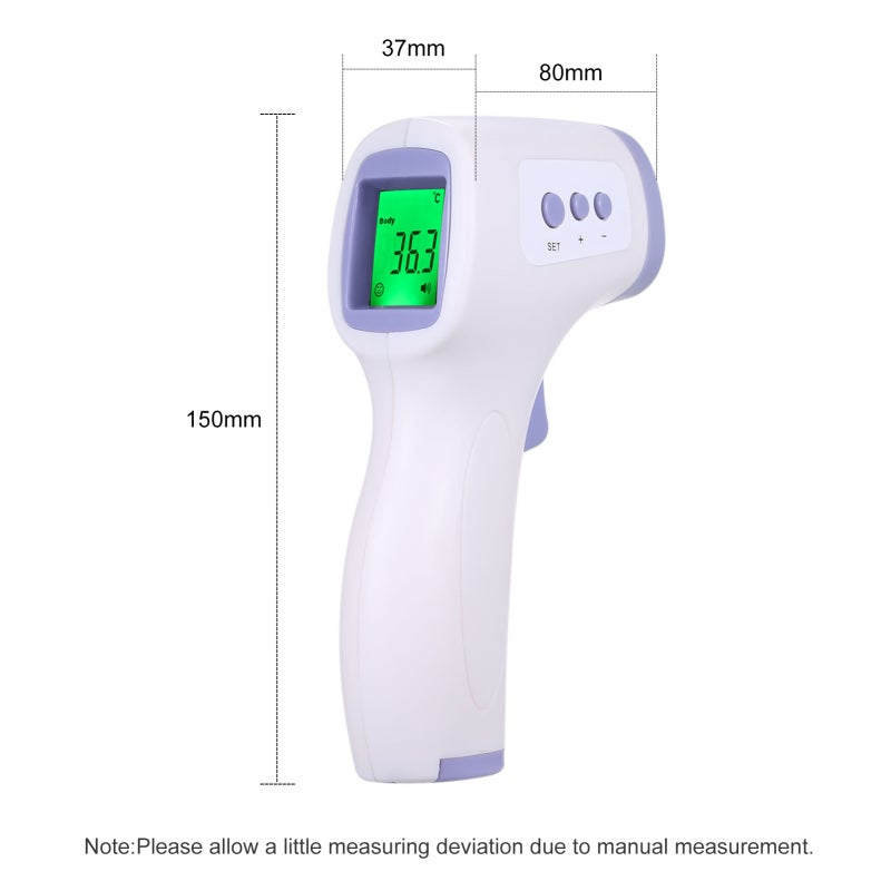 Forehead Infrared Thermometer: Non-contact Infrared Measurement, Lightweight Portable Design - 1-key Mode Switch, Dual Unit Conversion Digital Thermometer for Baby, Home Daily Use - Image 2