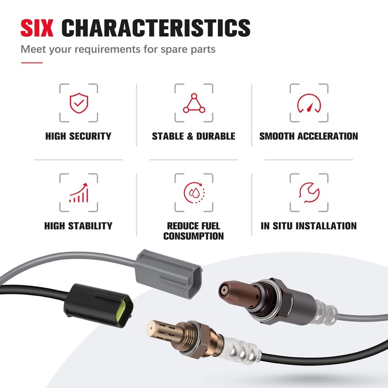 QIJIAUTO O2 Oxygen Sensor 234-9038 SG1408 - Upstream & Downstream for Various Models - Image 5
