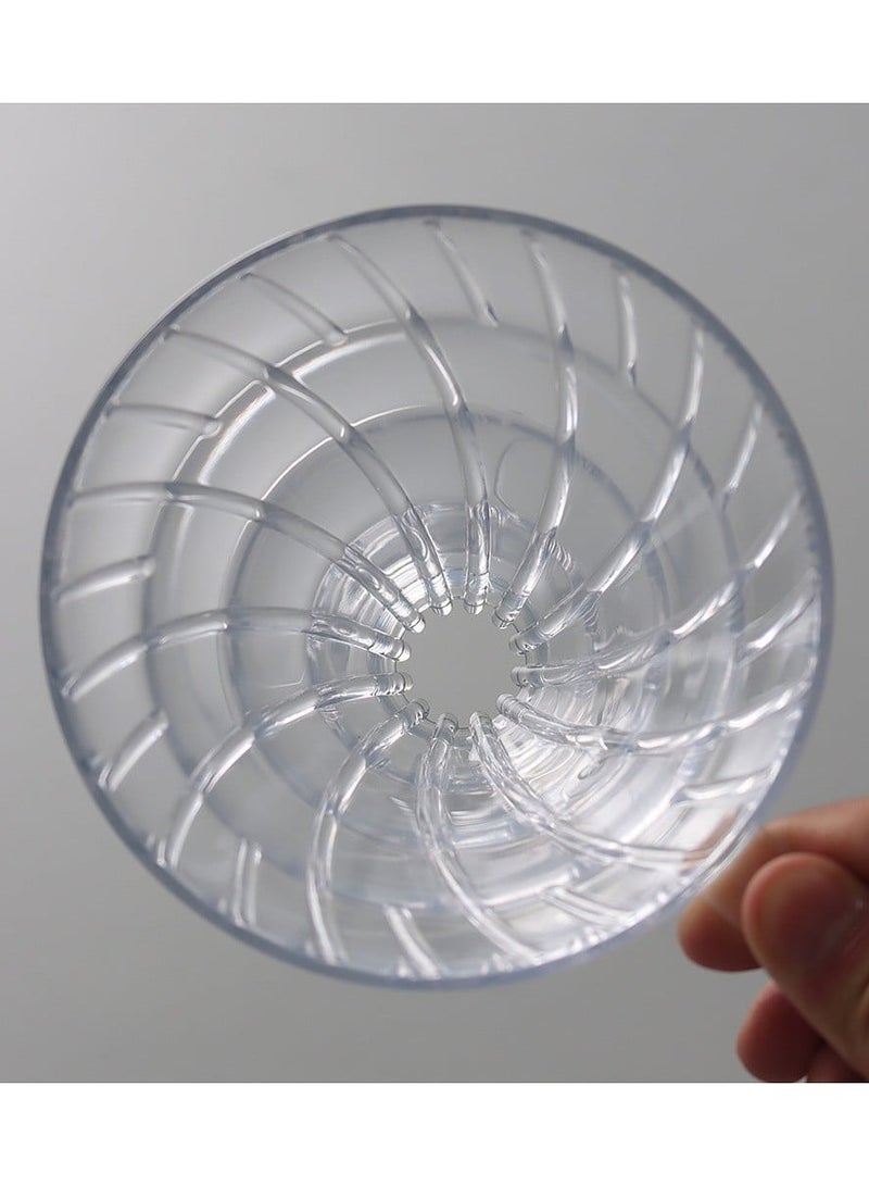 دريبر تحضير القهوة V60 مقاس 01 لتحضير  1–2 كوب من الأكريليك الشفاف – لتحضير القهوة المقطرة بسهولة - Image 5