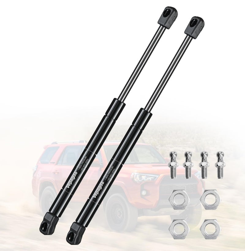 Vepagoo Front Hood Gas Strut Shock for Toyota 4 Runner 2003-2009 Lexus GX470 2003-2009 6228 Strut Lift Support Spring Qty 2 - Image 1