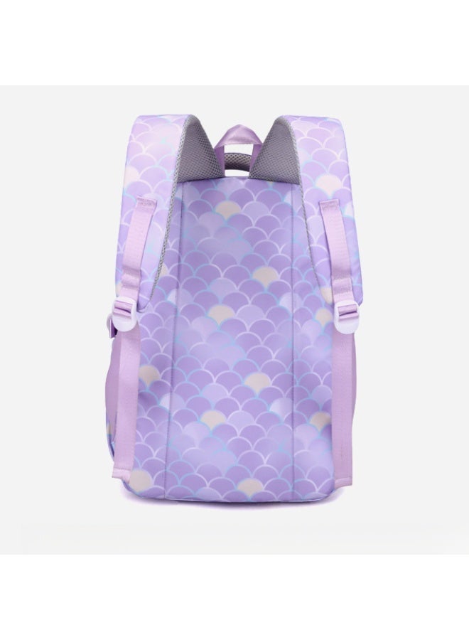 3PCS Girls School Backpack Mermaid 8-12 Years Waterproof Lightweight Spine-Protective Wear-Resistant Breathable Large Capacity School Supplies - Image 5