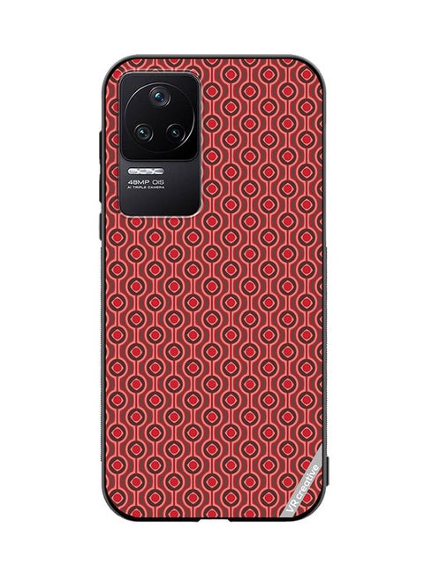 Protective Case Cover For Xiaomi Redmi K50 Pattern Red Design Multicolour