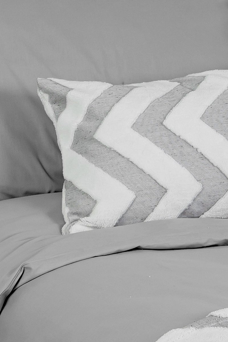 Dough Bohemian Special Design Punch Punch Pattern Rectangular Throw Pillow Cover Line Gray