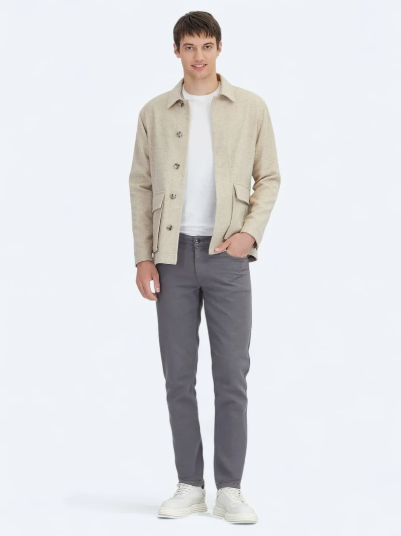 Kip Beige Overshirt