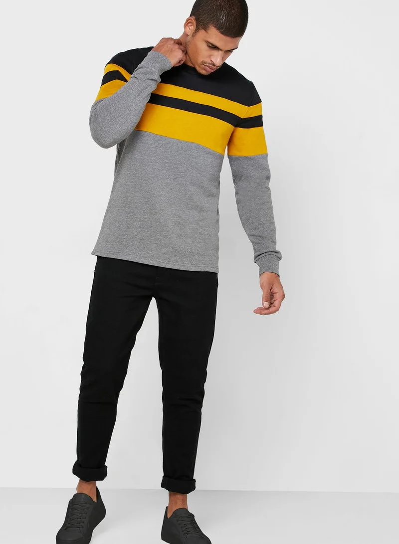Only & Sons Mdamie Color Block Sweatshirt