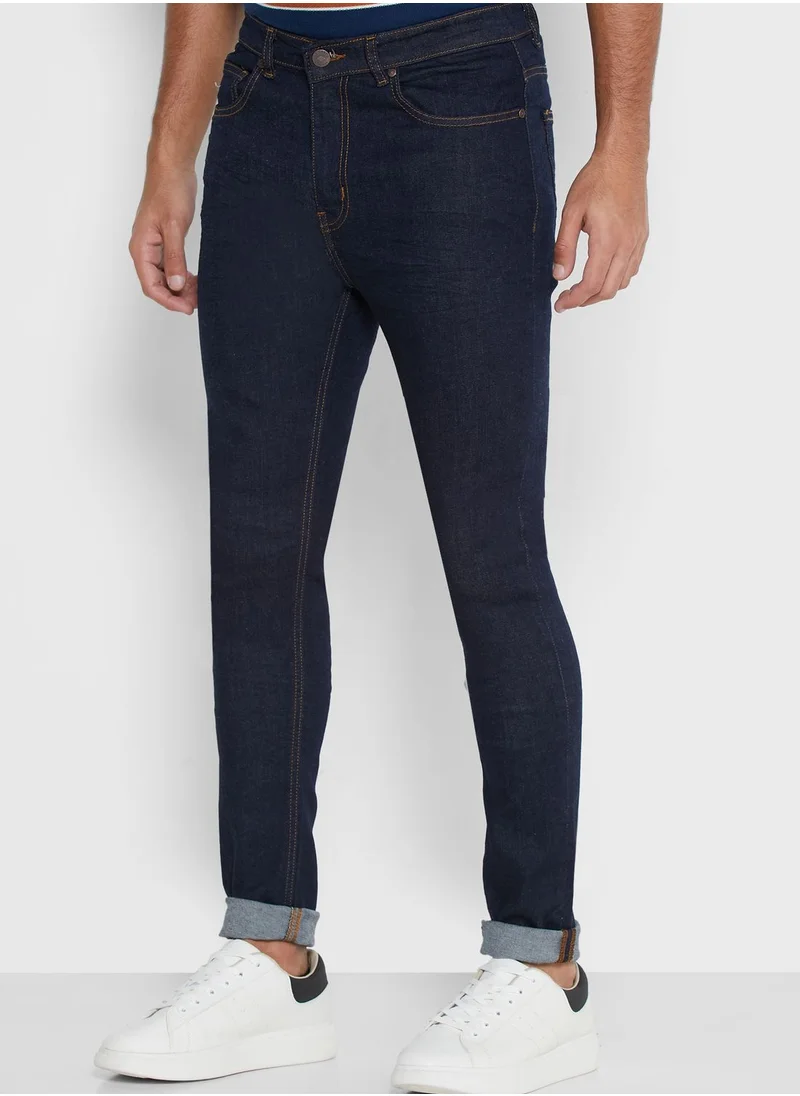 Lee Cooper Rinse Skinny Fit Jeans