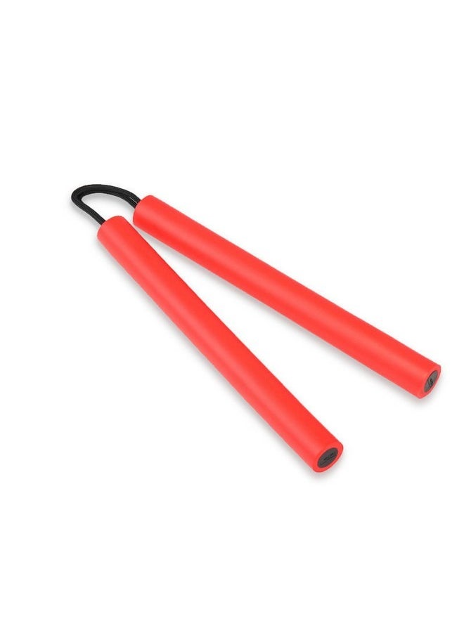 Generic - Safety Sponge Nunchucks, Taekwondo Level Beginner Bruce Lee Nunchaku, Two-Knot Stick for Adults Kids - Image 1