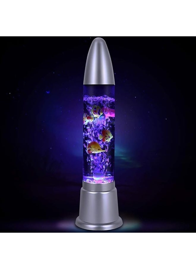 ELTRAZONE LED  with 7 Colorful Plastic Fish and Energy-Efficient LEDs – Mesmerizing Visual Decompression Effect for Relaxation, Perfect for Office Decoration, Living Rooms & Bedrooms, Unique Gift Idea for Home & Workspaces - Image 4